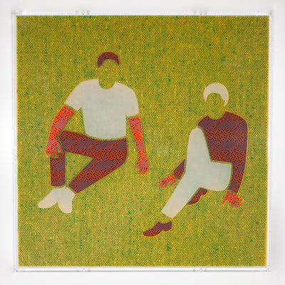 Two Seated Facing Forward